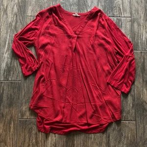 Pleione Red Blouse